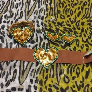 Choker clay jewelry set